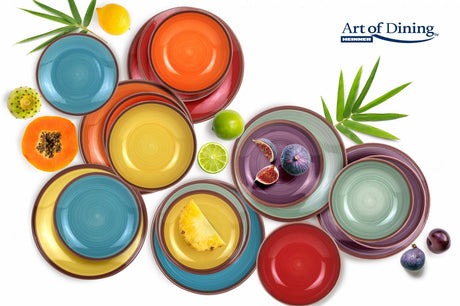 Heinner Vesela Serviciu Masa Ceramica Heinner HR-WDF-18A | 18 Piese, Aquarelle, Art of Dining