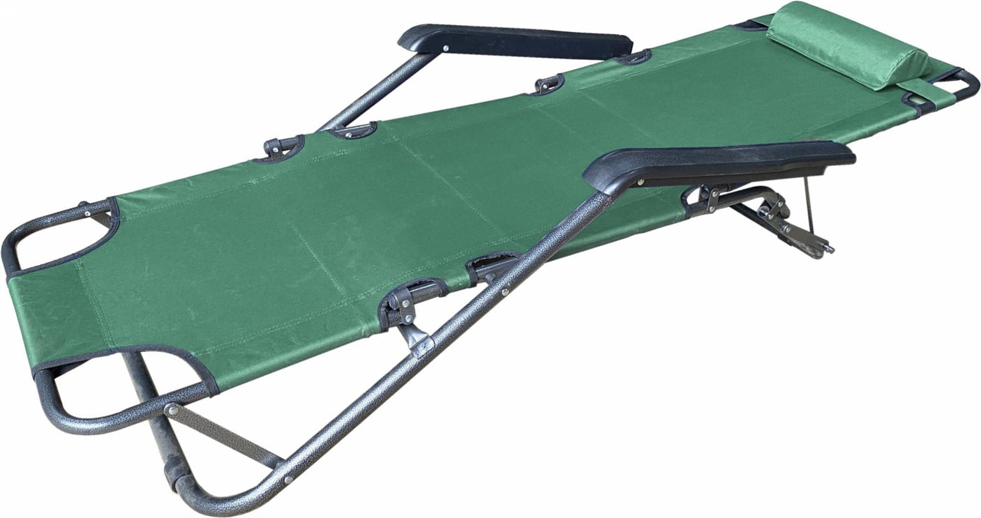 Heinner Mobilier de gradina Sezlong Heinner DSZV003 | 153x60x79cm, Verde, Pliabil