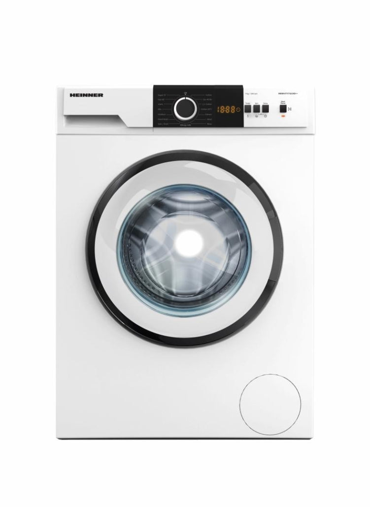 [RESIGILAT] Masina de spalat rufe Heinner HWM-VT1712CHD++ | 7kg, 1200RPM, Clasa D, Display Digital, 59.7x52.7x84.5cm