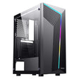 Spacer Carcasa SPACER WARRIOR Mid Tower NEGRU
