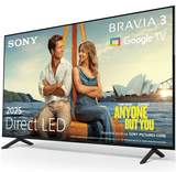 Sony Televizor Sony BRAVIA 3 LED 50S35, 126 cm, Smart Google TV, 4K Ultra HD, Clasa E