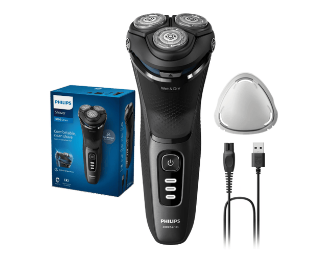Philips Aparat de ras Aparat de ras Philips S3244/12 | Wet&Dry, 5D Pivot, 60min, Autoascutire