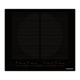 Plita incorporabila HEINNER HBHI-MQZ4ZB2FXSM, inductie, quadra zone (uneste 4 zone de gatit), 4 zone de gatit, slim, boo