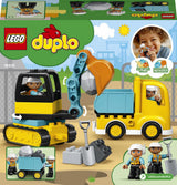 Camion și Excavator pe Senile, Lego 10931