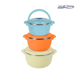 Heinner Set oale Set Oale Heinner HR-SNV-246LB | 3 Caserole Termice, 2L+4L+6L, Belly Beige