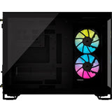 Corsair Carcasa PC Carcasa CORSAIR iCUE LINK 2500X CC-9011267-WW | Micro ATX, Dual Chamber, Negru