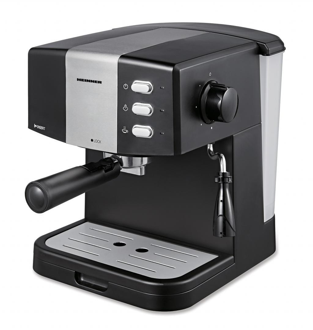 Heinner Espressor manual Espressor Heinner HEM-850BKSL | 850W, 15 Bar, 1.6L, Negru/Argintiu