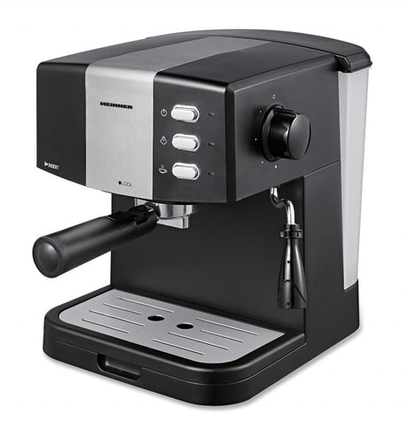 Heinner Espressor manual Espressor Heinner HEM-850BKSL | 850W, 15 Bar, 1.6L, Negru/Argintiu