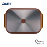 Heinner Tava Tava Cuptor Heinner HR-BJK-TV85 | 39x26cm, 6L, Aluminiu Turnat, Cu Capac