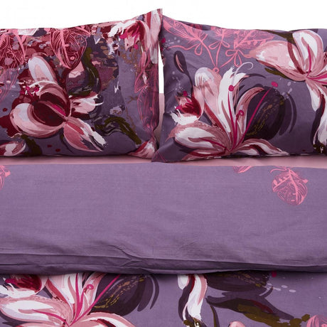 Heinner Lenjerie de pat Lenjerie Pat Heinner HR-KGBED-132-MGN | Kingsize, Bumbac, 132 TC, Magnolia
