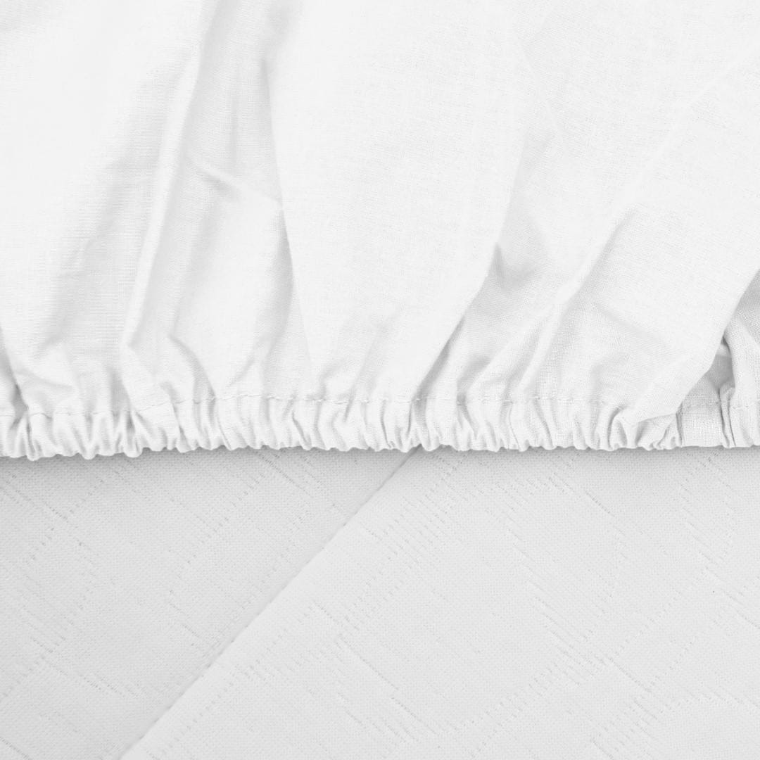 Heinner Cearceaf de pat Cearceaf Pat Cu Elastic Heinner HR-SHEET140-WHT | 140x200 cm, Alb