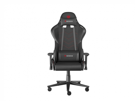 GENESIS Scaun gaming Genesis Nitro 550 G2, material Synthetic PU + Textil, reglabil pe inaltime, greutate maxima suportata 150 kg, inaltime scaun reglabil 46.5 - 53.5 cm, spatar ajustabil 150°, dimensiuni rot