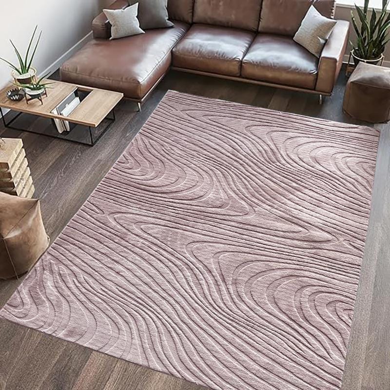 Heinner Covor Covor Heinner HR-WAVRUG200-BRW | 200x300cm, Model Wave, Relief, Brown