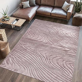 Heinner Covor Covor Heinner HR-WAVRUG200-BRW | 200x300cm, Model Wave, Relief, Brown