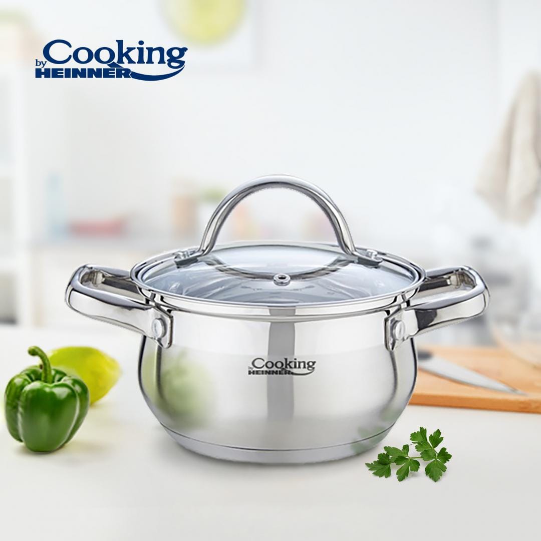 Heinner Oala Oala Heinner HR-MSF-026 | 2.6L, Inox, 18cm, Capac Inclus