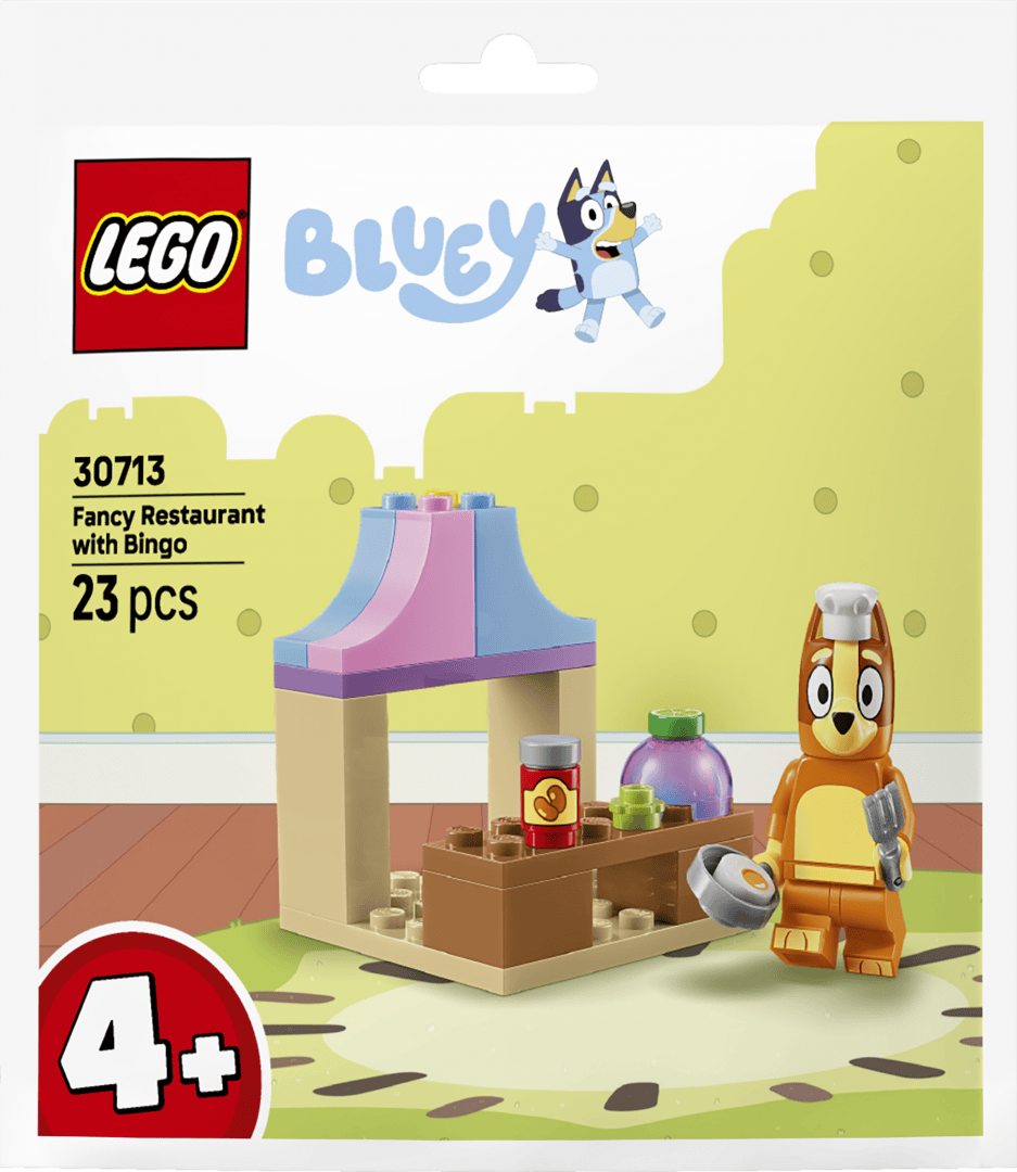Set Constructie LEGO Bluey 30713 | Restaurant de Lux cu Bingo