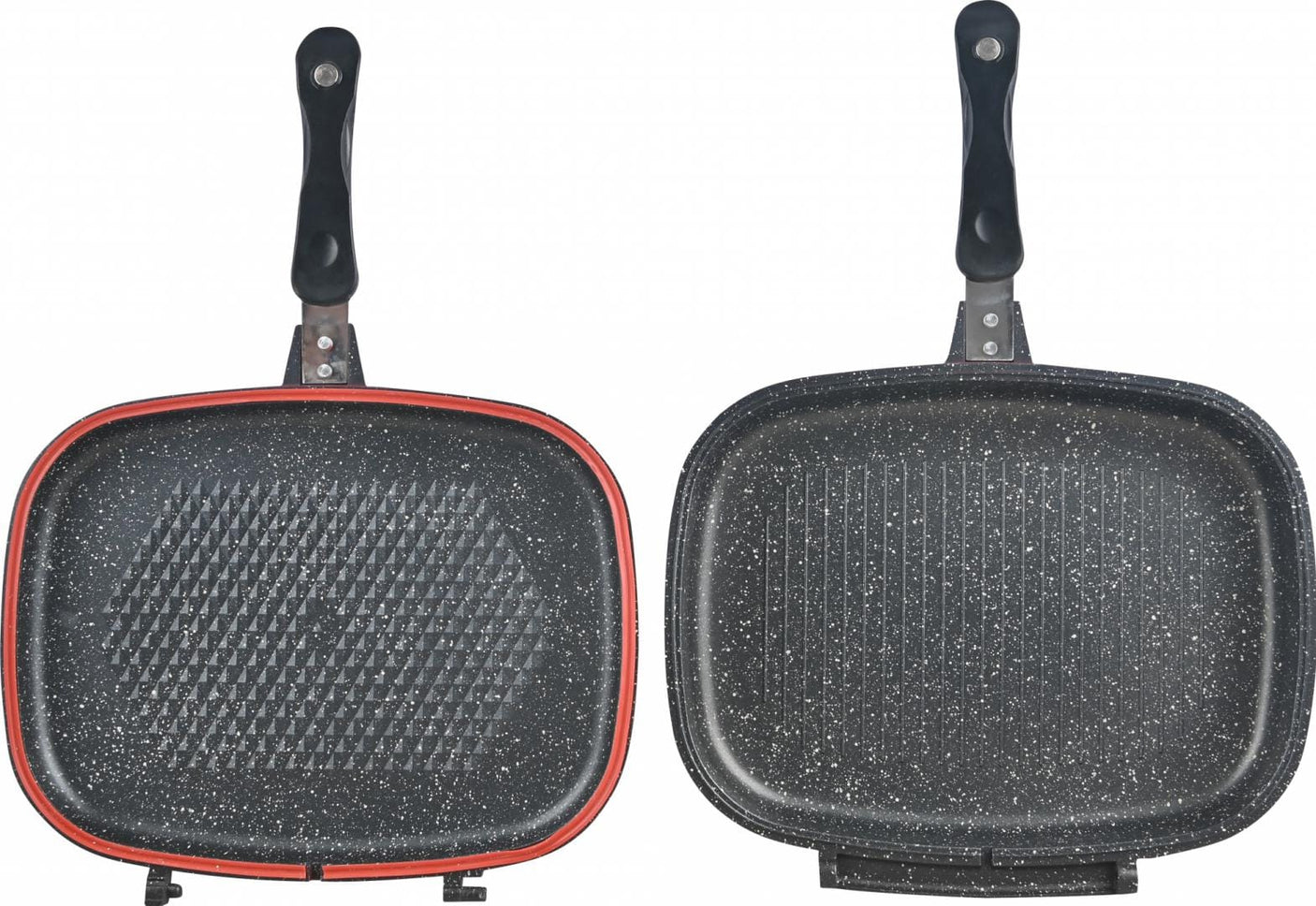 Heinner Tigaie Tigaie Heinner HR-ZCT-32DG | 32x24cm, Dubla Grill, Aluminiu, Gray Line