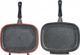 Heinner Tigaie Tigaie Heinner HR-ZCT-32DG | 32x24cm, Dubla Grill, Aluminiu, Gray Line