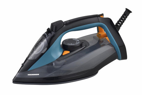 Heinner Fier de calcat [RESIGILAT] Fier de calcat Heinner HSI-A2400BLBK | 2400W, talpa ceramica, jet abur, 300ml