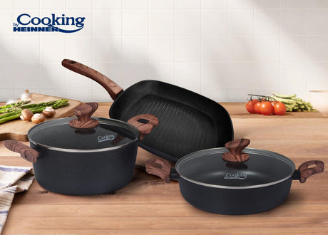 Heinner Set oale Set Oale Heinner HR-BET-5MLT | 5 Piese, Aluminiu Forjat, Malta, Cooking