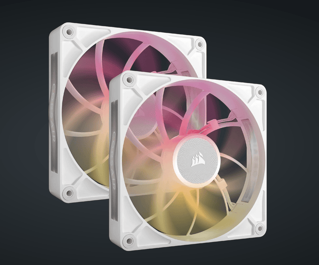 Corsair Ventilatoare PC Ventilatoare Carcasa CORSAIR iCUE LINK RX140 MAX CO-9051040-WW | 2x140mm, Alb, RGB, iCUE LINK