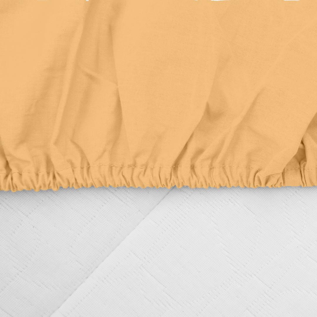 Heinner Cearceaf cu elastic Cearceaf Cu Elastic Heinner HR-SHEET180-GBP | 180x200cm, Galben Pal