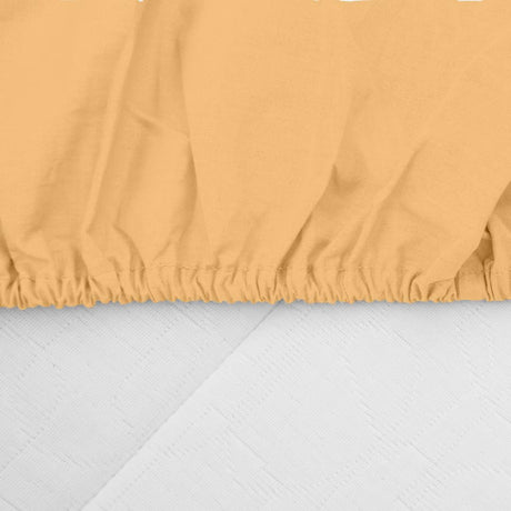 Heinner Cearceaf cu elastic Cearceaf Cu Elastic Heinner HR-SHEET180-GBP | 180x200cm, Galben Pal