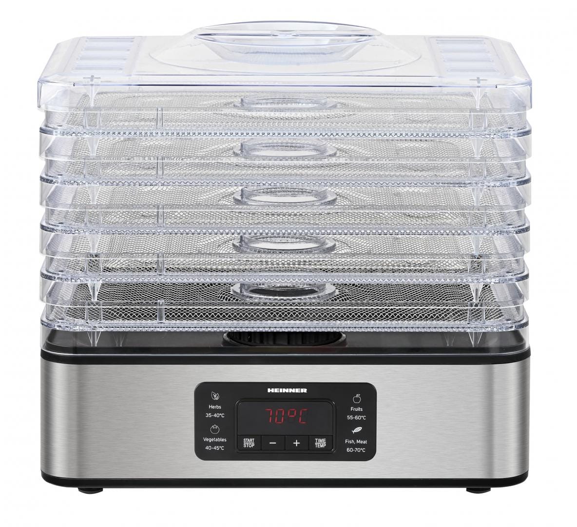 Heinner Deshidrator Deshidrator Heinner DryMaster Pro HFD-K400SS | 400W, Inox