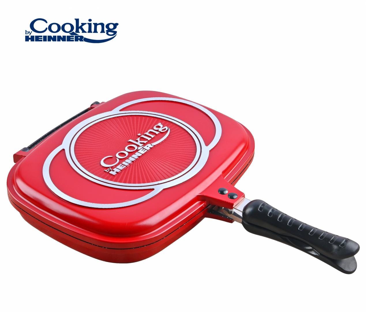 Heinner Tigaie Tigaie Heinner HR-ZCT-32DR | Dubla, Grill, 32x24cm, Aluminiu, Red Line