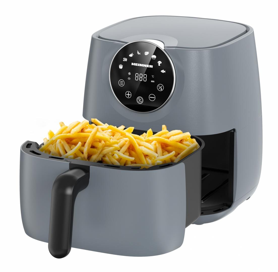 Heinner Air Fryer Friteuza cu aer cald Heinner HAF-B6GREY1700 | 6L, 1700W, SmartFry, Gri
