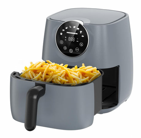 Heinner Air Fryer Friteuza cu aer cald Heinner HAF-B6GREY1700 | 6L, 1700W, SmartFry, Gri