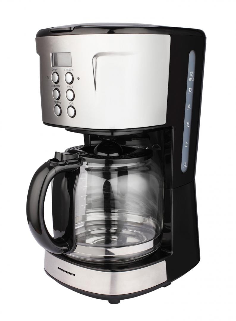 Heinner Cafetiera Cafetiera Heinner HCM-D915BKS | Digitala, 900W, 1.5L, Negru/Inox