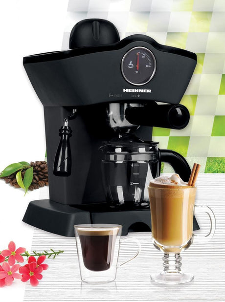 Heinner Espressor manual Espressor Manual Heinner HEM-200BK | 850W, 15 Bar, 1.6L, Negru
