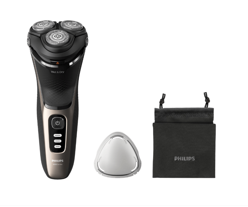 Philips Aparat de ras Aparat de ras Philips Seria 3000 S3242/12 | Wet&Dry, 3 capete, 60 min