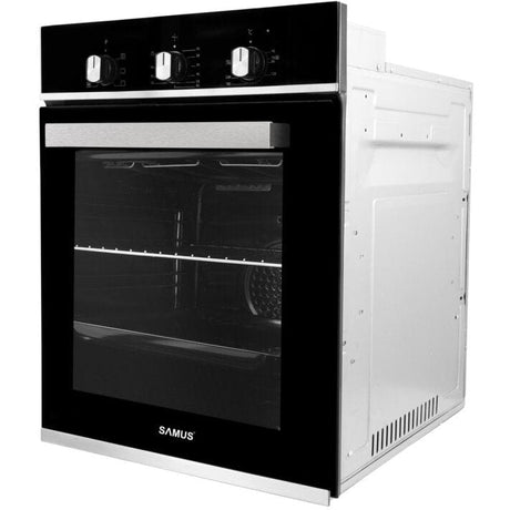 Pachet built-in Samus SC457GTBV + PSI-43BG1 | Cuptor + Plită, Negru