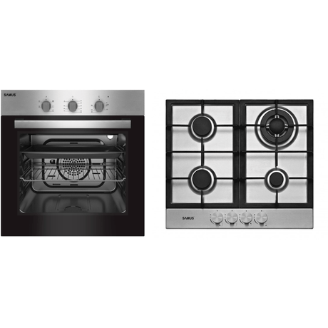Pachet Built-In Samus SC616GTXV+PSG-64SX2 | cuptor electric + plită gaz
