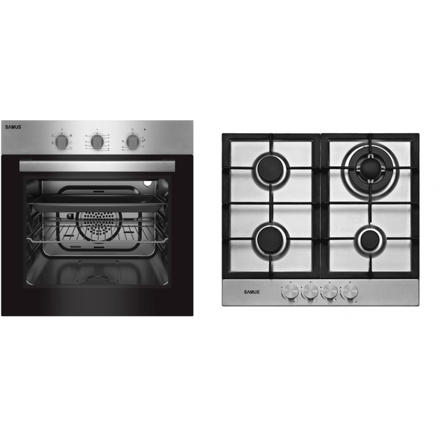 Pachet Built-In Samus SC616GTXV+PSG-64SX2 | cuptor electric + plită gaz