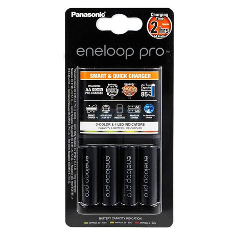 Panasonic Incarcator acumulatori Încărcător Panasonic K-KJ55HCD40E | 2500mAh, AA, LED