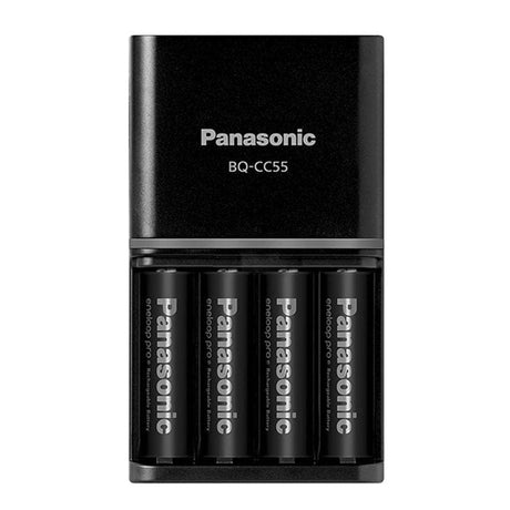 Panasonic Incarcator acumulatori Încărcător Panasonic K-KJ55HCD40E | 2500mAh, AA, LED