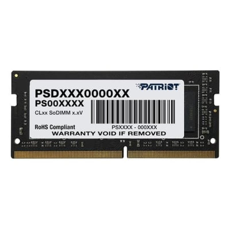 Patriot Memorie RAM Memorie RAM Patriot PSD416G320081S | 16GB, DDR4, 3200MHz, SO-DIMM