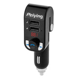 Peiying Modulator FM Modulator FM Peiying URZ0466 | 64GB, 5V, Roșu, Bluetooth, LED
