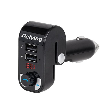 Peiying Modulator FM Modulator FM Peiying URZ0466 | 64GB, 5V, Roșu, Bluetooth, LED