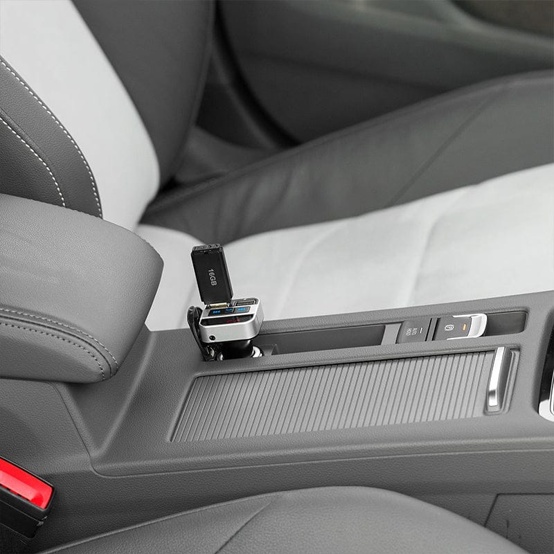 Peiying Modulator FM Modulator FM Peiying URZ0468 | 64GB, 5V, Roșu, Bluetooth, LED