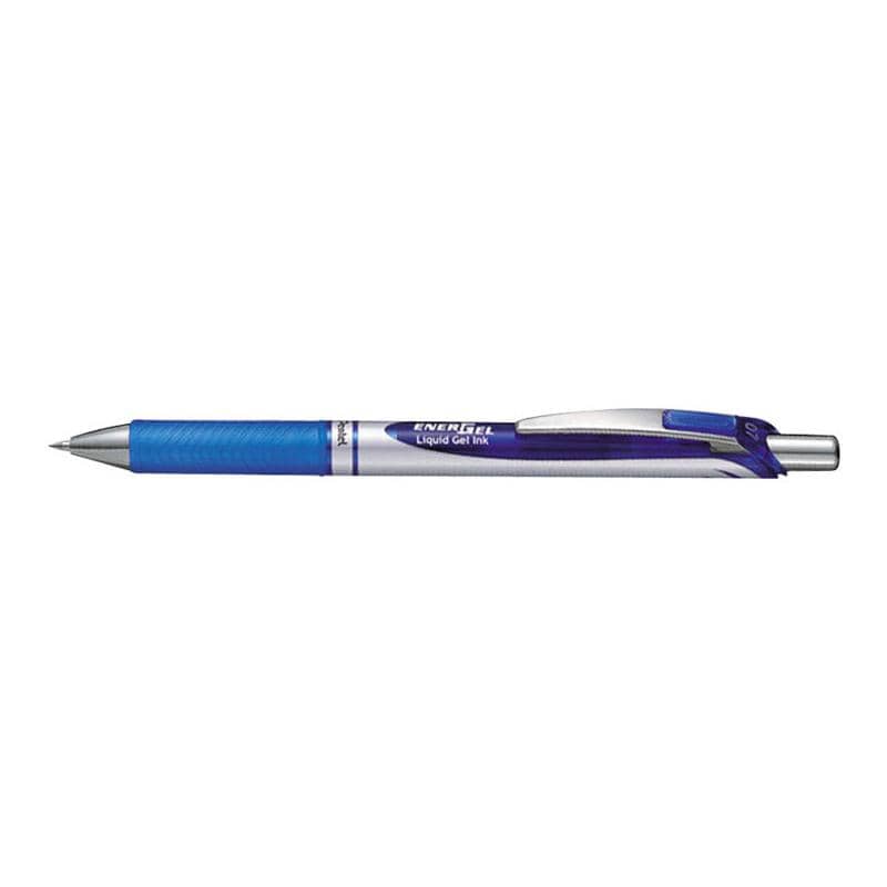 Pentel Roller cu gel Pentel EnerGel BL77-CO, albastru, uscare rapidă, scriere fină, cu capac