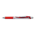 Pentel Roller cu gel Pentel EnerGel BL77-BO, roșu, uscare rapidă, vârf fin pentru scriere precisă