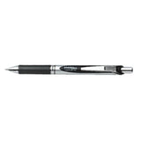 Pentel Roller cu cerneală gel Pentel EnerGel BL77-AO, negru, uscare rapidă, scriere fină și confortabilă