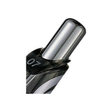 Pentel Roller cu cerneală gel Pentel EnerGel BL77-AO, negru, uscare rapidă, scriere fină și confortabilă