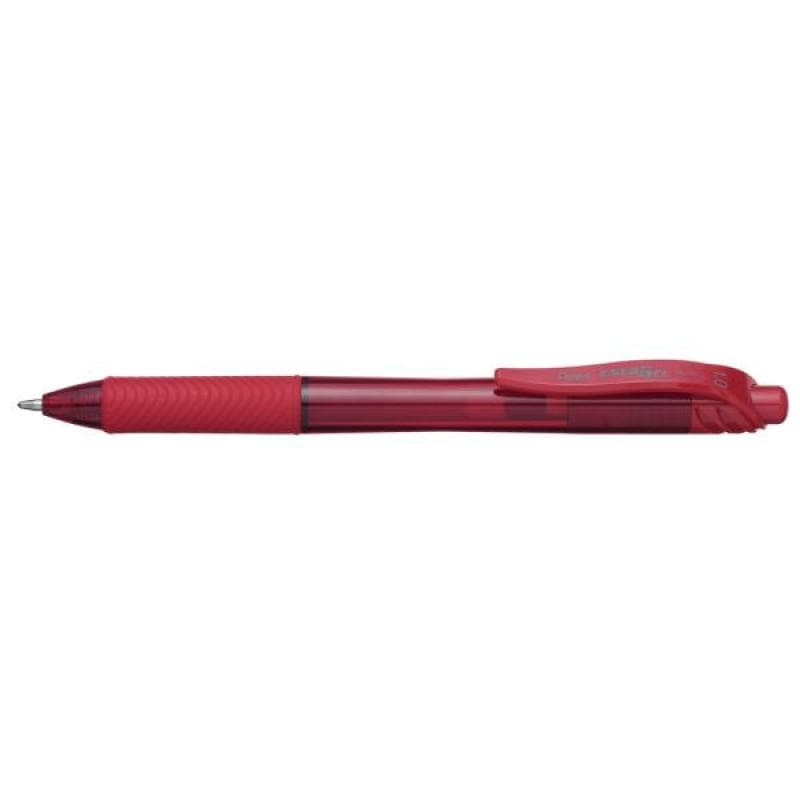Pentel Roller cu cerneală gel Pentel EnerGel X BL110-BX, roșu, uscare rapidă, scriere fluentă