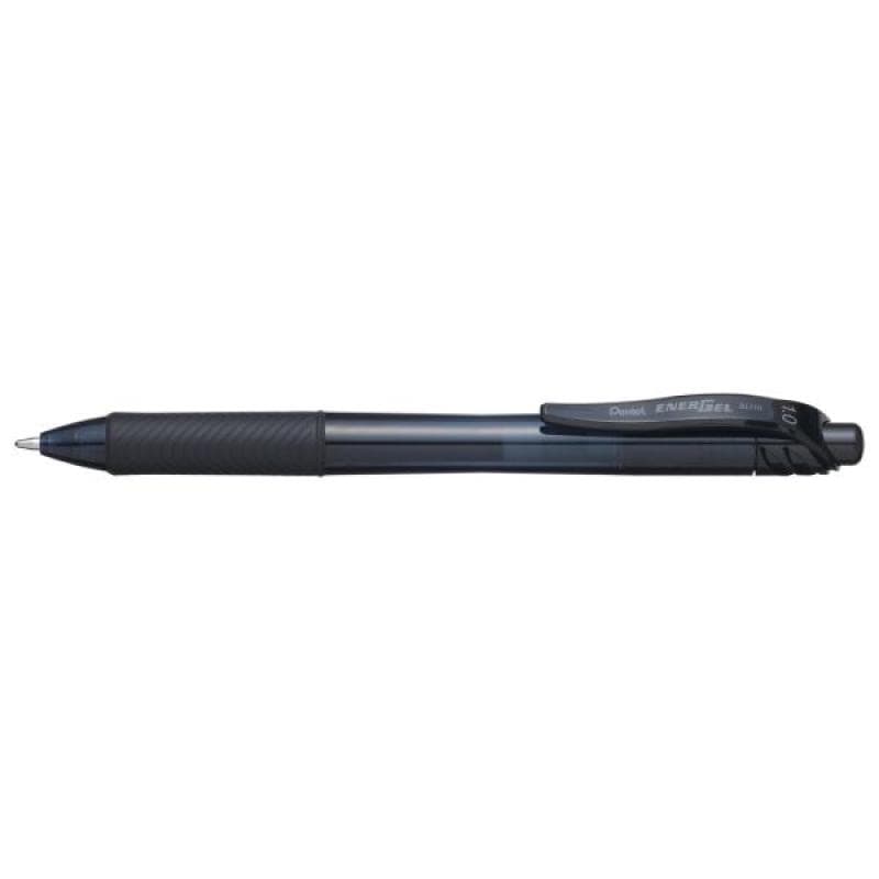 Pentel Roller cu gel Pentel EnerGel X BL110-AX, cerneală neagră, uscare rapidă, scriere fină și constantă