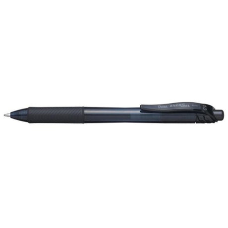 Pentel Roller cu gel Pentel EnerGel X BL110-AX, cerneală neagră, uscare rapidă, scriere fină și constantă